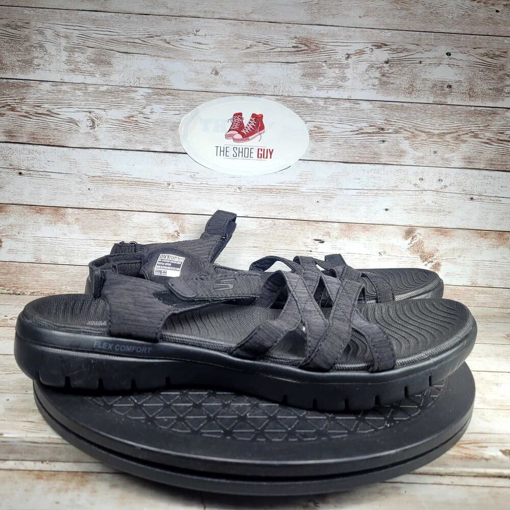 Skechers On The Go Flex Womens Size 11 Black Finest sandals Shoes